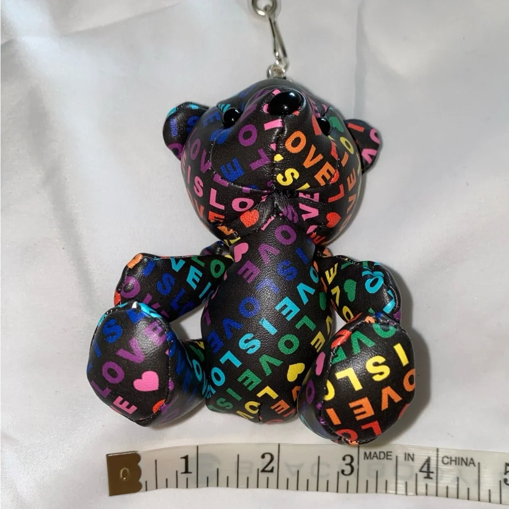 Cell Hand Held Holder 3D LOVE Pattern Teddy Bear